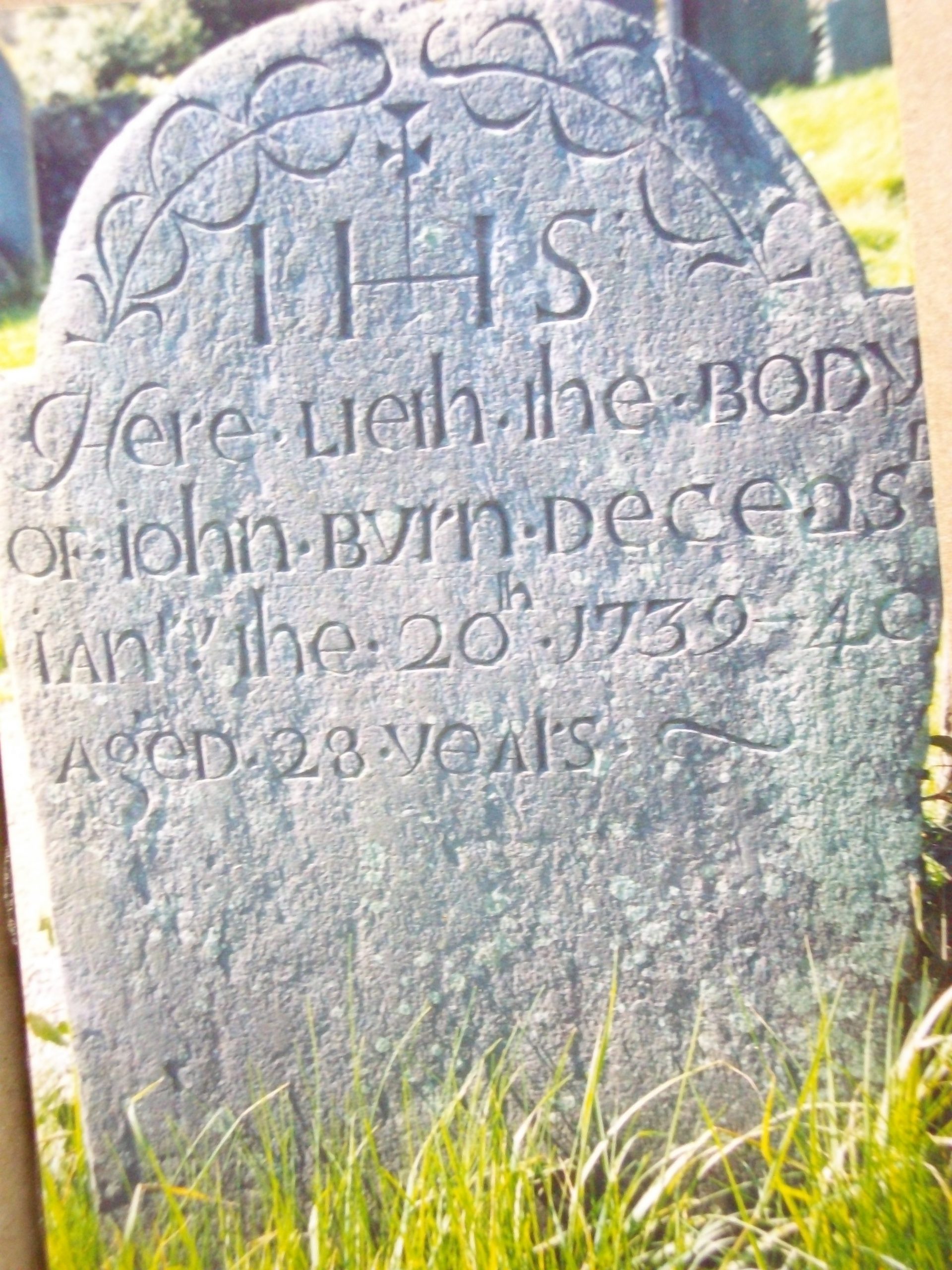 Interesting Headstones Donard Imaal History
