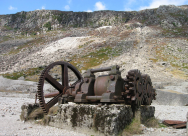 Cornish rolls crusher, Glendalough, one of the finest examples in Britain or Ireland | Martin Critchley