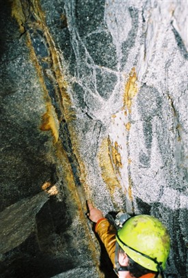 Lead veins underground at Glendalough Lead veins underground at Glendalough | Martin Critchley