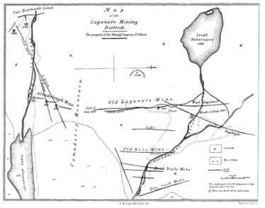 Figure 3 Map of the Luganure Mining District