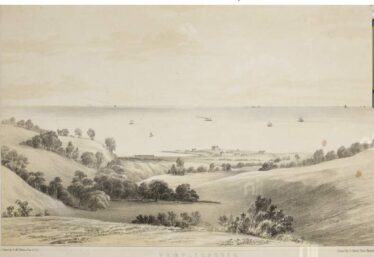 Templecarrig, with view towards Rathdown. | By H. Mc Manus (artist), E.J. Harty, lithographer, produced between1856 and 1863, National Library of Ireland, digital archive.