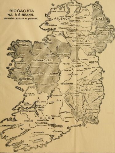 Beginnings of fifth province | Ireland from AD 800 to AD 1600, John Ryan, 1927, Browne and  Nolan, Dublin, page 282.