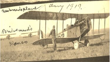Jo_Heffernan_wedding_mid_air First mid-air wedding, New York August 1919, photo taken by Bray nurse Josephine Heffernan | Photo: Brian White courtesy of Heffernan family collection