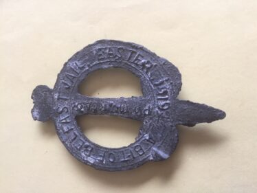 Broach made by Murphy from gun barrel pipes in Belfast Jail, 1919 c. | Photo: By kind permission of the Murphy family.