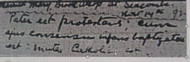 Baptismal record. | Bray Church Register.