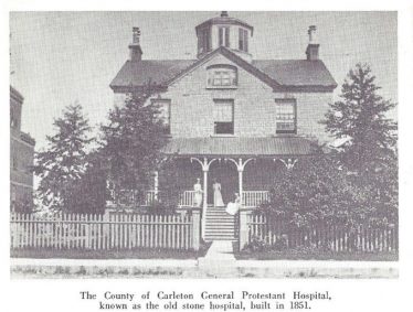 Protestant General Hospital. | Image: Ottaw Citzen newspaper