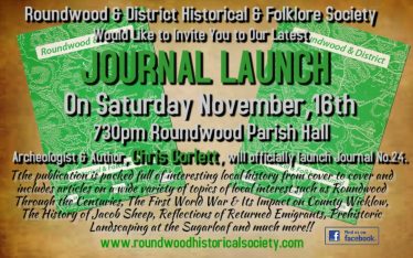 Roundwood Historical Society Journal Launch