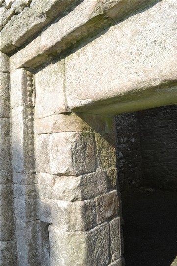 Dooorway detail at Aghowle church Dooorway detail at Aghowle church | D. Burns