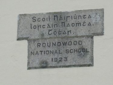 Roundwood Old School plaque | Monica Byrne