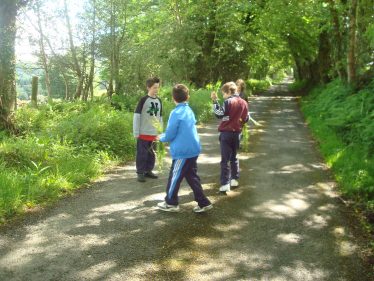 Boys on the Nature Walk | Askinagap Community