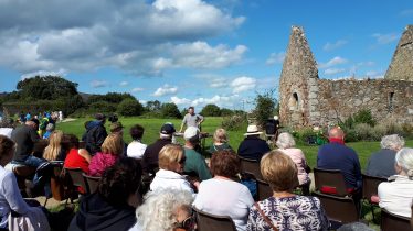 St Crispins Church ruins were conserved through BHIS facilitating the ongoing use of the area for public events | D. Burns