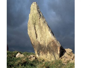 Standing stone at Moorstown, Killiskey, near Ashford. | Chris Corlett, 2007