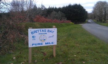 Sign for Brittas Bay Pure Mile | PURE Mile