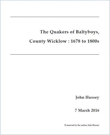 The Quakers of Baltyboys