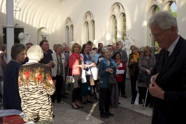 Sean Rainbird, Director of the National Gallery of Ireland addresses the crowd at the launch