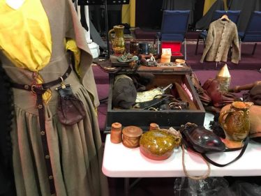 Medieval Display at Medieval Bray Project Seminar 2018 | Dave Swift - Living History and Archaeology Group - Claiomh