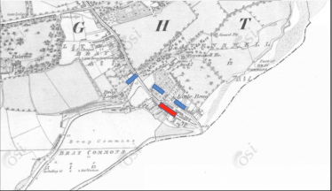 Screen Shot 2020-05-13 at 18.20.34 Sites of the Battle at Upper Dargle Road, Bray. | OSI Map