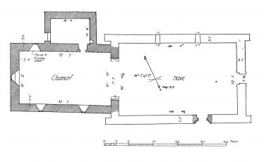 2. Cochrane’s plan of the cathedral. | Courtesy of Con Manning & Wordwell Publishing