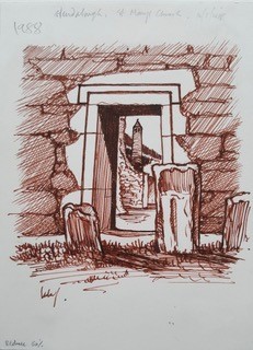 Fig. 1 - St Mary’s Church doorway, 1988